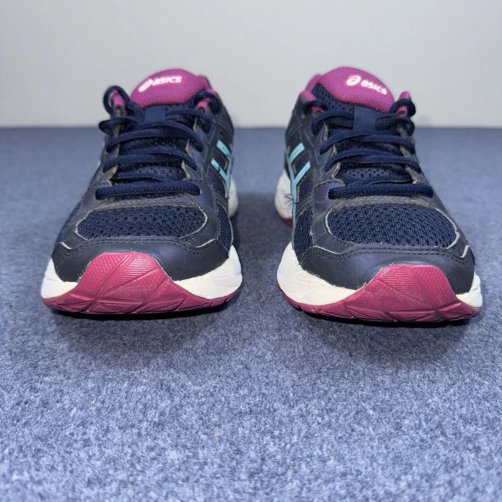 ASICS Gel-Contend 4 Ortholite Running Athletic Shoes Blue T765N Women's Size 6.5